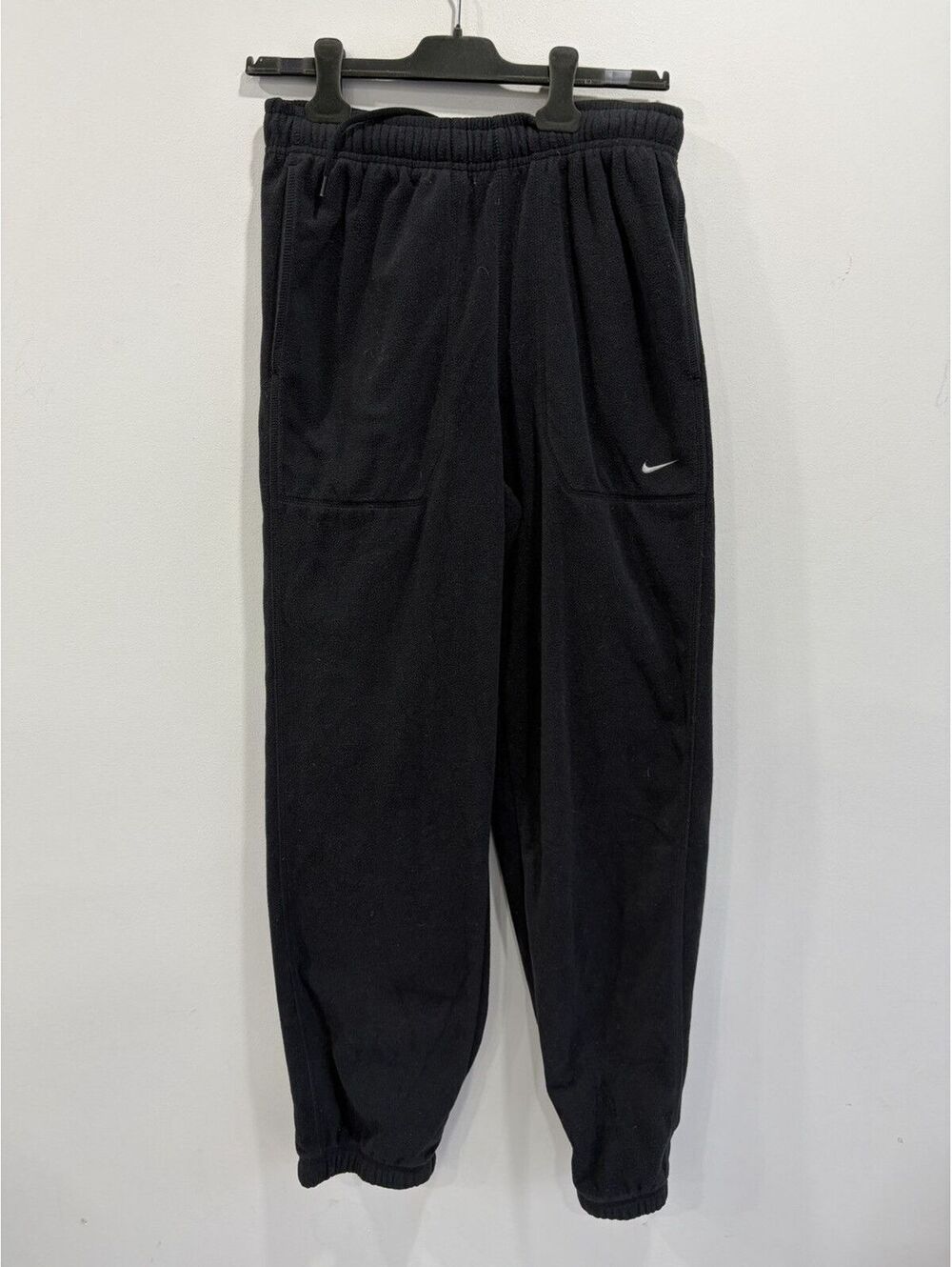 Vintage Nike Fleece Pants Cozy Swoosh Check Medium